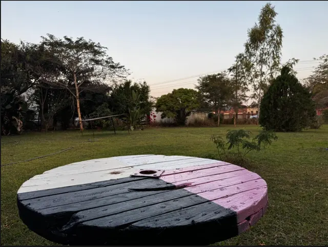 Outdoor lounge seating at Stay@Nguluwe